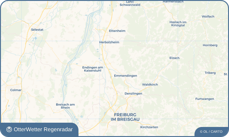 OtterWetter Regenradar-Widget Köndringen