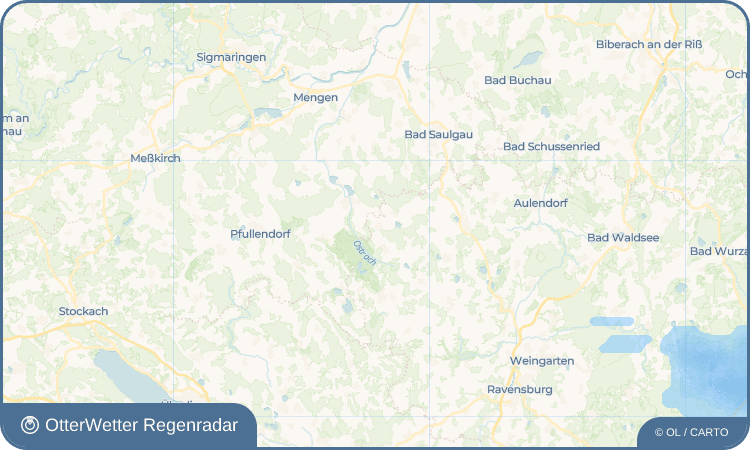 OtterWetter Regenradar-Widget Königseggwald