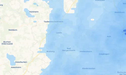 Regenradar Vorschaubild - Aktuelle Niederschläge in Königshofen und Umgebung