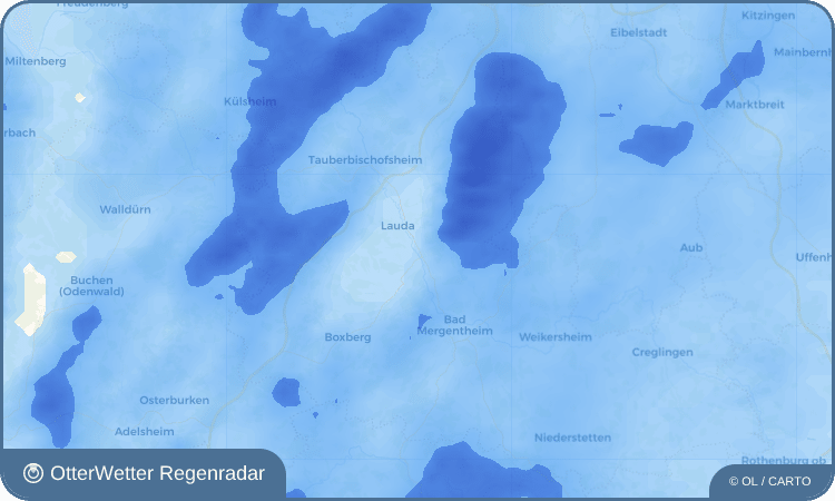OtterWetter Regenradar-Widget Königshofen