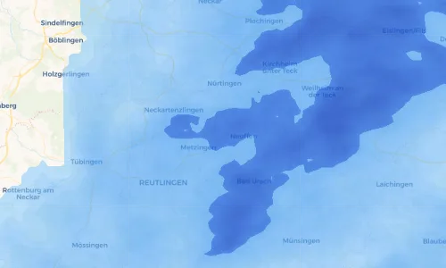 Regenradar Vorschaubild - Aktuelle Niederschläge in Kohlberg und Umgebung