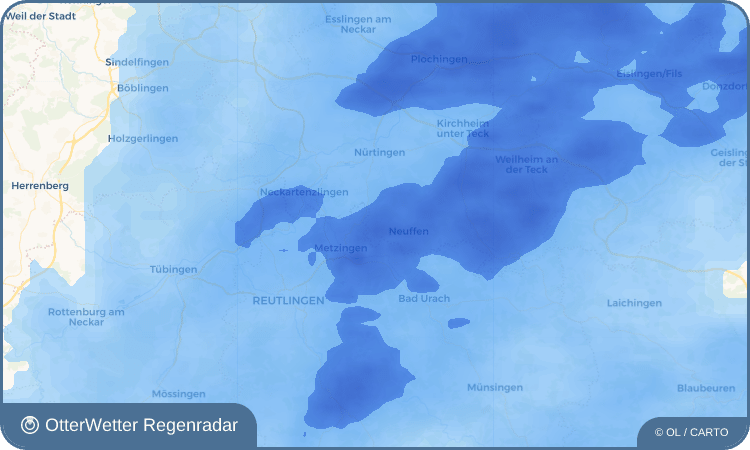 OtterWetter Regenradar-Widget Kohlberg