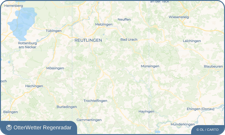 OtterWetter Regenradar-Widget Kohlstetten