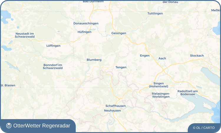 OtterWetter Regenradar-Widget Kommingen