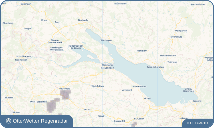 OtterWetter Regenradar-Widget Konstanz