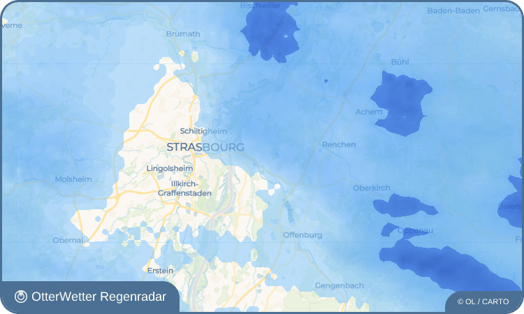 OtterWetter Regenradar-Widget Kork