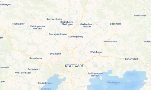 Regenradar Vorschaubild - Aktuelle Niederschläge in Kornwestheim und Umgebung