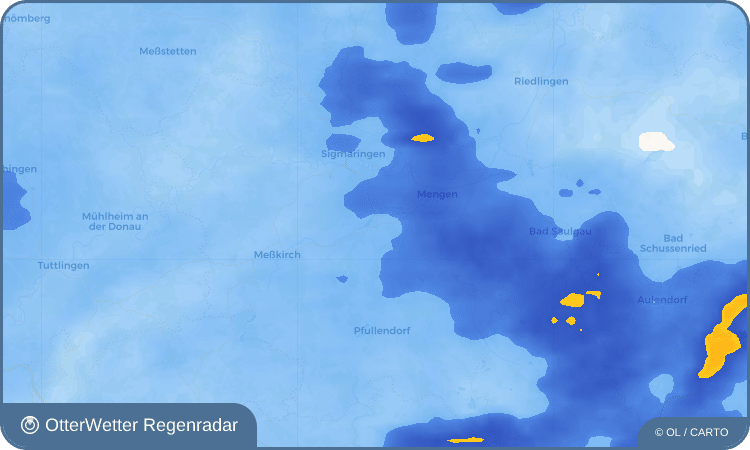 OtterWetter Regenradar-Widget Krauchenwies