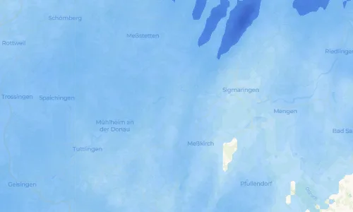 Regenradar Kreenheinstetten: aktuelle Niederschläge in Kreenheinstetten und Umgebung, Stand 21. Oktober 2026 um 11:15 Uhr