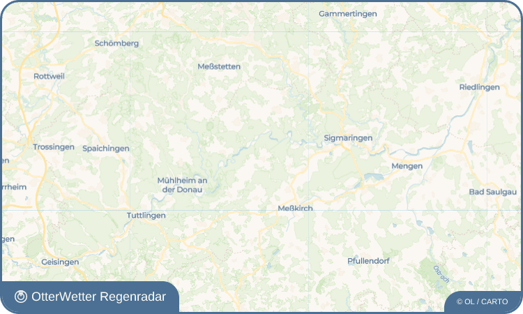 OtterWetter Regenradar-Widget Kreenheinstetten