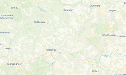 Regenradar Krenkingen: aktuelle Niederschläge in Krenkingen und Umgebung, Stand 19. Oktober 2026 um 19:30 Uhr
