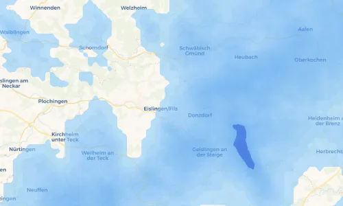 Regenradar Vorschaubild - Aktuelle Niederschläge in Krummwälden und Umgebung