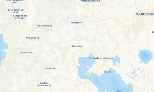 Regenradar Vorschaubild - Aktuelle Niederschläge in Külsheim und Umgebung