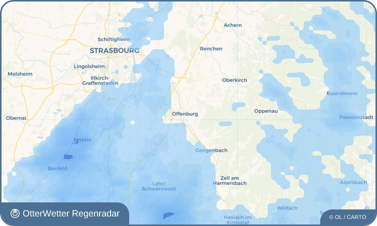 OtterWetter Regenradar-Widget Kulturforum