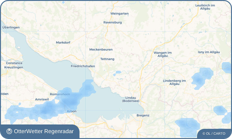 OtterWetter Regenradar-Widget Laimnau