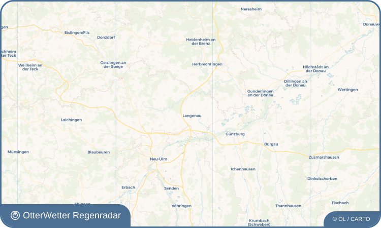 OtterWetter Regenradar-Widget Langenau