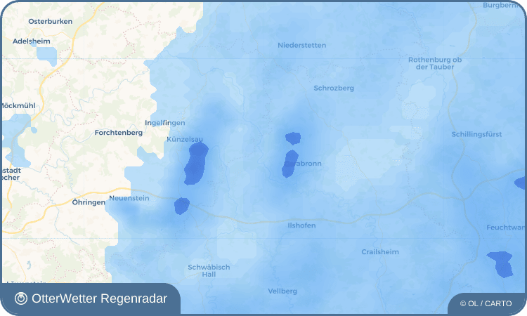 OtterWetter Regenradar-Widget Langenburg