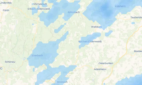 Regenradar-Vorschau: aktuelle Niederschläge in Langenelz und Umgebung