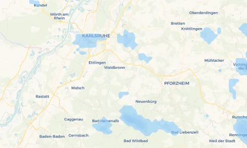 Regenradar Vorschaubild - Aktuelle Niederschläge in Langensteinbach und Umgebung