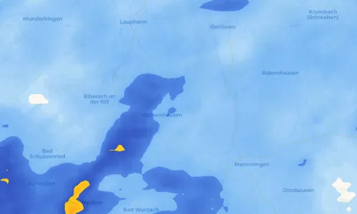 Regenradar Vorschaubild - Aktuelle Niederschläge in Laubach und Umgebung