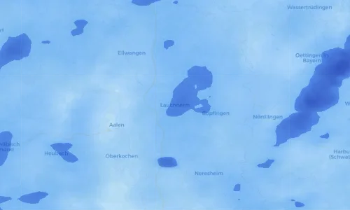 Regenradar Vorschaubild - Aktuelle Niederschläge in Lauchheim und Umgebung