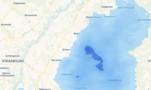 Regenradar Vorschaubild - Aktuelle Niederschläge in Lauf und Umgebung