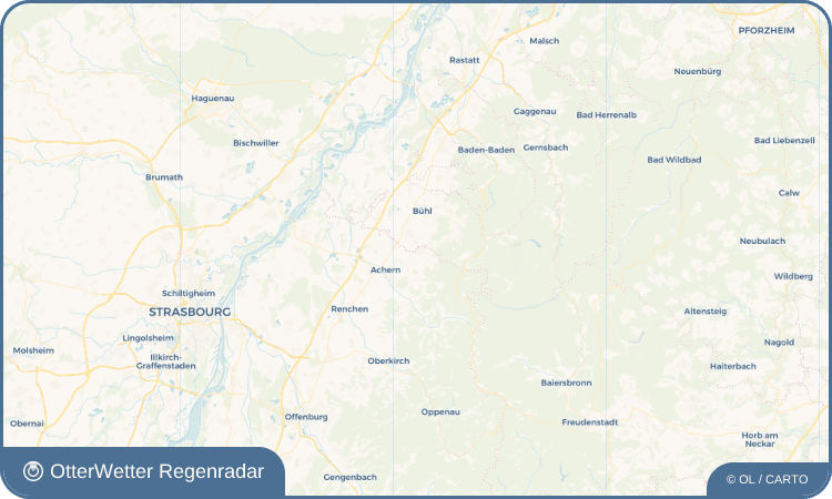 OtterWetter Regenradar-Widget Lauf