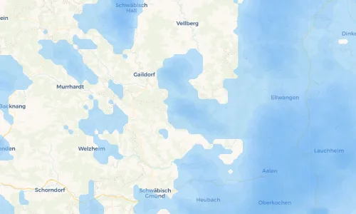 Regenradar Vorschaubild - Aktuelle Niederschläge in Laufen am Kocher und Umgebung