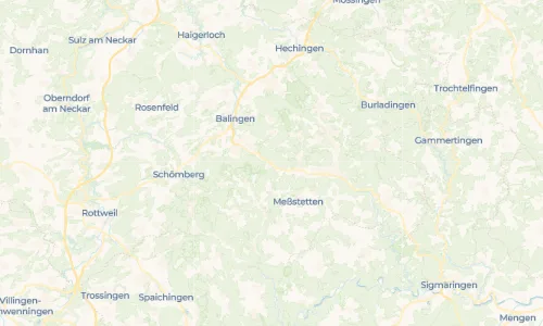 Regenradar Vorschaubild - Aktuelle Niederschläge in Laufen an der Eyach und Umgebung