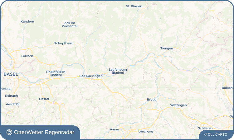 Wetter-Widget-Vorschau mit Vorhersagedaten für Laufenburg (Baden)