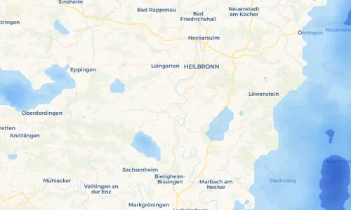 Regenradar Vorschaubild - Aktuelle Niederschläge in Lauffen am Neckar und Umgebung