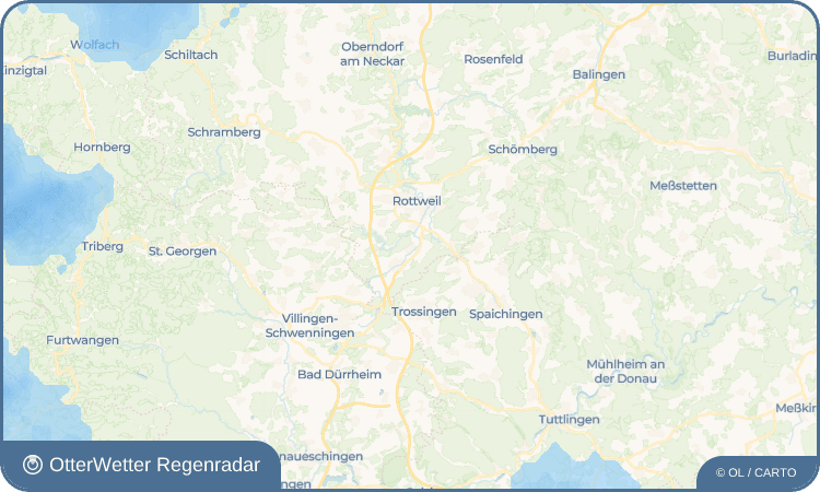 OtterWetter Regenradar-Widget Lauffen ob Rottweil