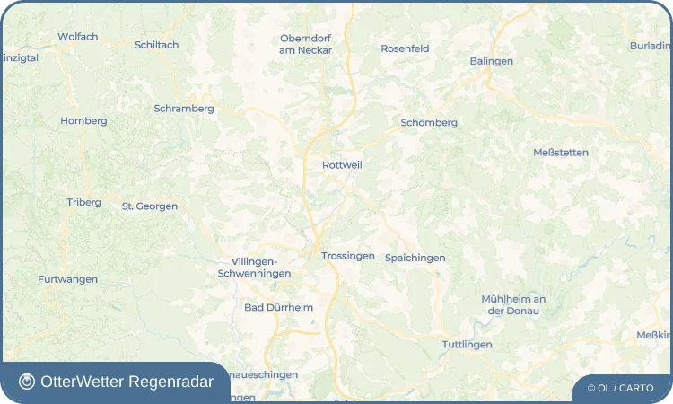 Widget-Vorschau für Lauffen ob Rottweil Wetter-Widget-Vorschau mit Vorhersagedaten für Lauffen ob Rottweil