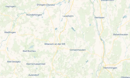 Regenradar Vorschaubild - Aktuelle Niederschläge in Laupertshausen und Umgebung