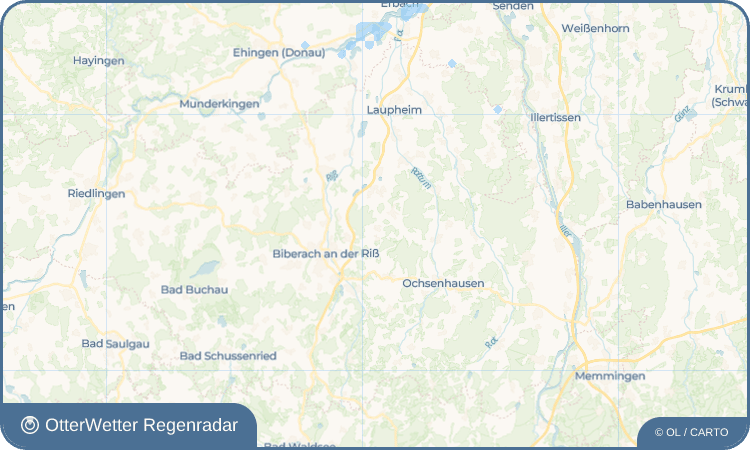 OtterWetter Regenradar-Widget Laupertshausen