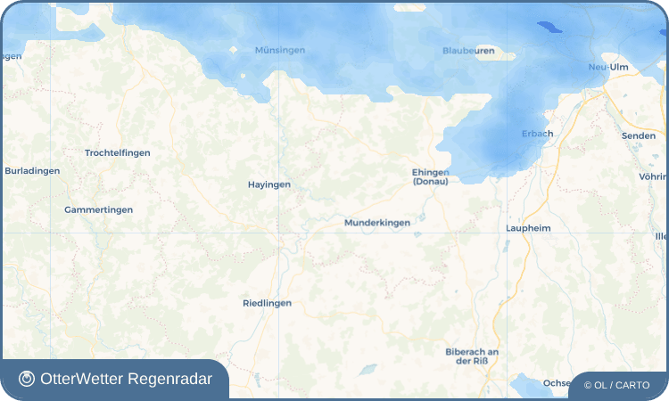 Wetter-Widget-Vorschau mit Vorhersagedaten für Lauterach