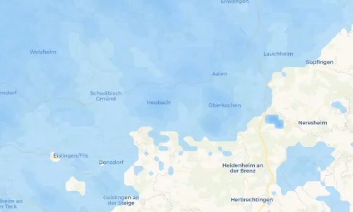 Regenradar Vorschaubild - Aktuelle Niederschläge in Lauterburg und Umgebung
