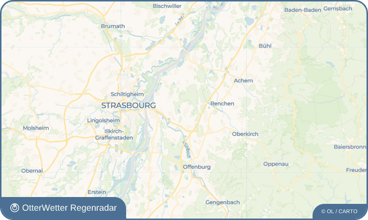 OtterWetter Regenradar-Widget Legelshurst