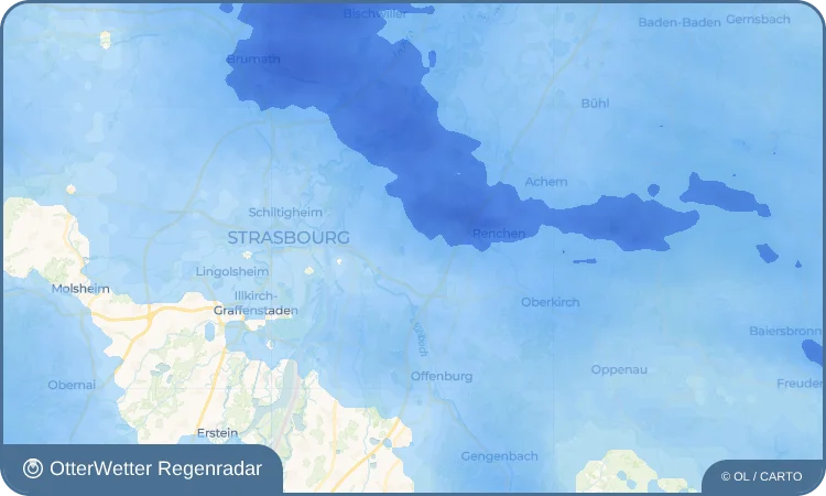 Wetter-Widget-Vorschau mit Vorhersagedaten für Legelshurst