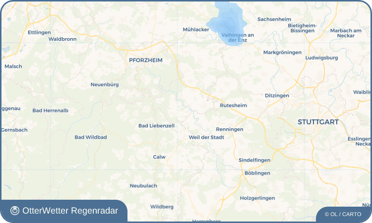 Wetter-Widget-Vorschau mit Vorhersagedaten für Lehningen