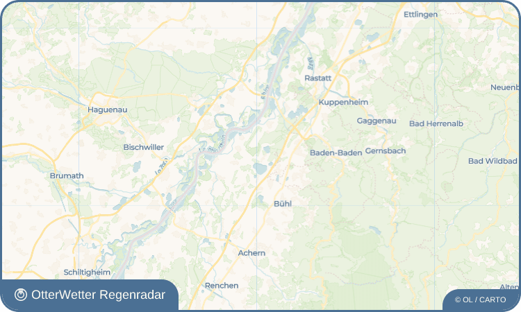 OtterWetter Regenradar-Widget Leiberstung