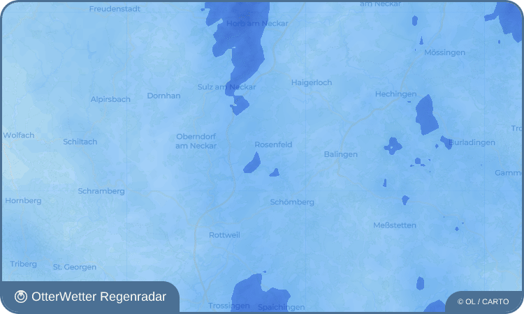 OtterWetter Regenradar-Widget Leidringen