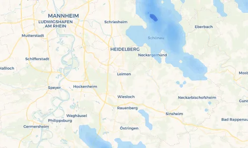 Regenradar Vorschaubild - Aktuelle Niederschläge in Leimen und Umgebung