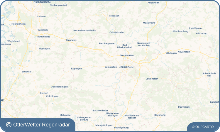 OtterWetter Regenradar-Widget Leingarten