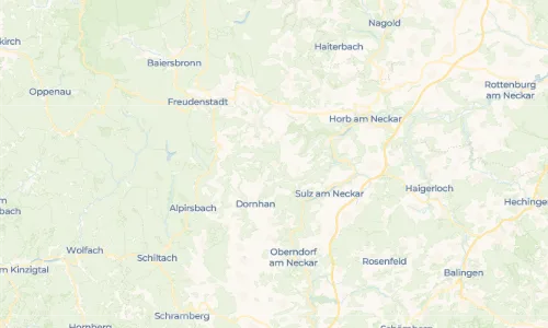 Regenradar Leinstetten: aktuelle Niederschläge in Leinstetten und Umgebung, Stand 22. Oktober 2026 um 3:25 Uhr