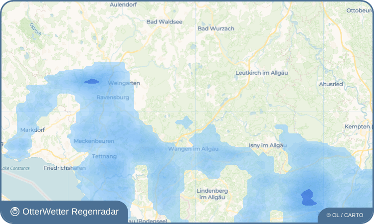 OtterWetter Regenradar-Widget Leupolz