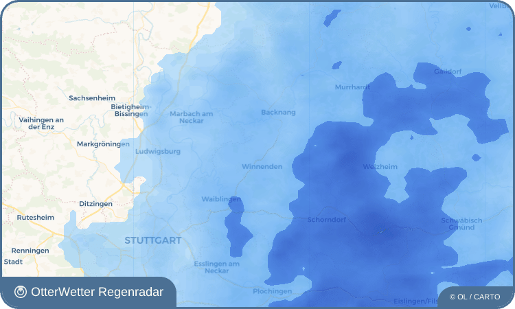 OtterWetter Regenradar-Widget Leutenbach