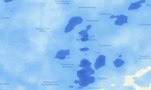 Regenradar Vorschaubild - Aktuelle Niederschläge in Leutersberg und Umgebung