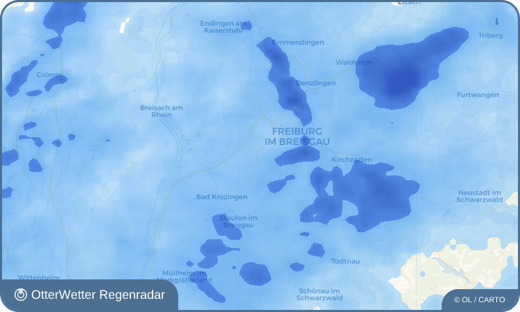 OtterWetter Regenradar-Widget Leutersberg