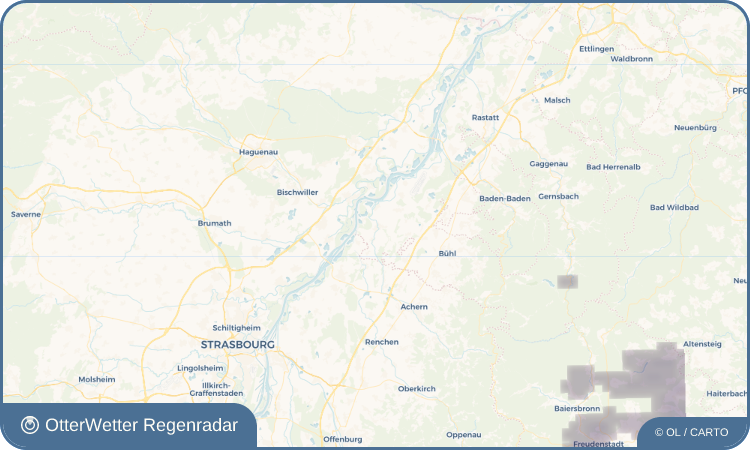 OtterWetter Regenradar-Widget Lichtenau
